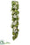 Casablanca Lily, Hydrangea, Fern Garland - White Green - Pack of 1