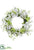 Dogwood, Lilac Wreath - White Green - Pack of 8