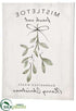 Silk Plants Direct Fresh Cut Mistletoe Wall Decor - White Green - Pack of 6