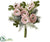 Ranunculus, Pine Bouquet - Pink Green - Pack of 6
