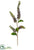 Silk Plants Direct Poke Berry Spray - Plum Green - Pack of 6