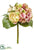Hydrangea, Rose Bouquet - Rose Green - Pack of 6