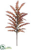 Silk Plants Direct Fern Spray - Brown Green - Pack of 12