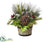 Holly, Berry, Pine Cone, Pine - Brown Green - Pack of 2