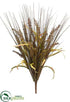 Silk Plants Direct Rattail Grass Bush - Brown Green - Pack of 12