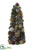 Pine Cone Topiary - Brown Green - Pack of 2