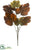 Fig Leaf Spray - Brown Green - Pack of 12