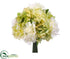 Silk Plants Direct Hydrangea Bouquet - Cream Green - Pack of 6