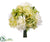Hydrangea Bouquet - Cream Green - Pack of 6