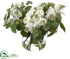 Silk Plants Direct Lilac, Ranunculus - Cream Green - Pack of 1