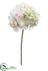 Silk Plants Direct Hydrangea Spray - Cream Green - Pack of 12