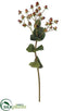 Silk Plants Direct Hypericum Spray - Burgundy Green - Pack of 12