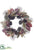 Antler, Pine Cone,  Pomegranate Wreath - Burgundy Green - Pack of 1