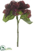 Silk Plants Direct Hydrangea Spray - Burgundy Green - Pack of 12