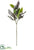 Silk Plants Direct Berry Hanging Spray - Burgundy Green - Pack of 12