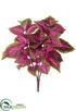 Silk Plants Direct Coleus Bush - Fuchsia Green - Pack of 12
