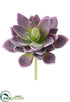 Silk Plants Direct Mini Agave Pick - Purple Green - Pack of 12