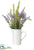 Silk Plants Direct Lavender, Eucalyptus - Lavender Green - Pack of 6