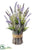 Silk Plants Direct Lavender Standing Bundle - Lavender Green - Pack of 6