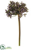 Silk Plants Direct Allium Bud Spray - Lavender Green - Pack of 12