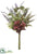 Silk Plants Direct Herb, Garden, Lavender, Eucalyptus Bouquet - Lavender Green - Pack of 6