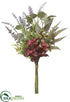 Silk Plants Direct Herb, Garden, Lavender, Eucalyptus Bouquet - Lavender Green - Pack of 6