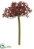 Silk Plants Direct Allium Bud Spray - Mauve Green - Pack of 12