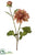 Silk Plants Direct Vintage Romance Dahlia Spray - Mauve Green - Pack of 12