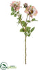 Silk Plants Direct Tea Rose Spray - Mauve Green - Pack of 12