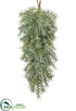 Silk Plants Direct Pine Door Swag - Gray Green - Pack of 4