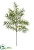 Silk Plants Direct Pine Spray - Gray Green - Pack of 12