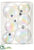 Plastic Ball Ornament Assortment - Iridescent - Pack of 12