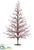 Tinsel Tree - Red Iridescent - Pack of 1