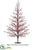 Tinsel Tree - Red Iridescent - Pack of 2