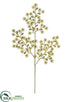 Silk Plants Direct Glittered Rhinestone Spray - Gold Iridescent - Pack of 12
