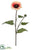 Sunflower Spray - Orange - Pack of 12