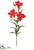 Asiatic Tiger Lily Spray - Orange - Pack of 6