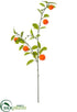 Silk Plants Direct Mandarin Spray - Orange - Pack of 12