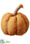 Burlap Pumpkin - Orange - Pack of 8