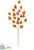 Chinese Lantern Spray - Orange - Pack of 12