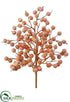 Silk Plants Direct Berry Bush - Orange - Pack of 12