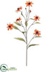 Silk Plants Direct Black-Eyed Susan Spray - Orange - Pack of 12