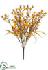 Silk Plants Direct Wax Flower Bush - Orange - Pack of 12