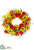 Poppy Wreath - Yellow Orange - Pack of 4