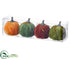 Silk Plants Direct Pumpkin - Green Orange - Pack of 6