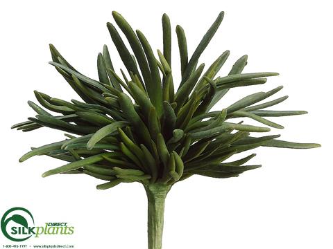 silk succulents Finger Succulent Bush - Green - Pack of 6 - (CRG-0110SCS)