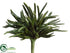 Silk Plants Direct Finger Succulent Bush - Green - Pack of 6