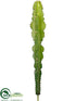 Silk Plants Direct Cactus Spray - Green - Pack of 6