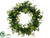 Silk Plants Direct Succulent, Mini Leaf Wreath - Green - Pack of 36