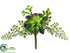 Silk Plants Direct Succulent, Fern Pick - Green - Pack of 24